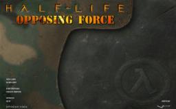 Half-Life: Opposing Force Title Screen